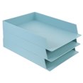 thumbnail image 5 of FUEENIRVA 3Pcs Green Desktop Storage Shelf Multi Purpose ABS Material for Office File Storage, 5 of 8