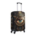 thumbnail image 2 of Illuminati Fatima Hamsa All Seeing Eye Art Travel Luggage Cover Suitcase Protector Fit for 18-21 Inch Baggage, 2 of 7