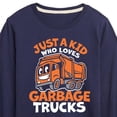 thumbnail image 3 of Instant Message - Transportation - Loves Garbage Trucks - Toddler & Youth Long Sleeve Graphic T-Shirt, 3 of 6