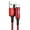 Red, variant on Huanledash 5A Micro USB Type-C Fast Charging Data Transfer Braided Cable Cord for Android