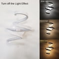 thumbnail image 2 of Lámpara de pared LED acrílica moderna, luz simple, decoración para hogar para sala de , , decoración interior Blanco Colco luz de pared casera tira interior, 2 of 8