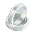 thumbnail image 4 of 2 anillos de forma linda de plata ajustable con dedo cruzado, anillo de moda para hombres y mujeres, regalos tipo A, 4 of 14
