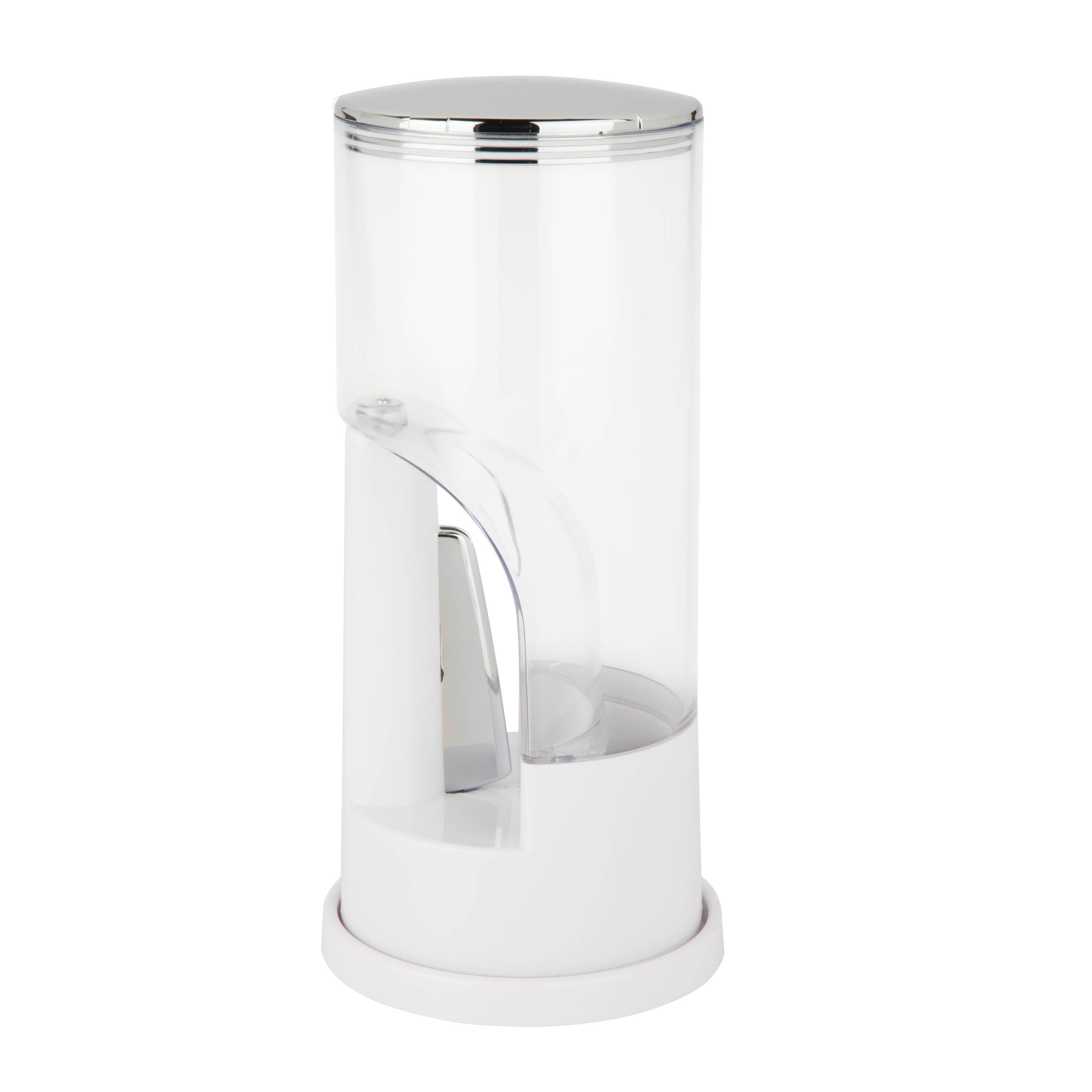 Indispensable Coffee Dispenser 1/2 Lb. Ground CoffeeFinishWhite