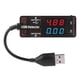 thumbnail image 1 of YB26VA Detector USB de doble pantalla Voltímetro Amperímetro Medidor de voltaje y corriente Probador de capacidad de batería Bicolor, 1 of 10