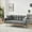 Gray, variant on Xukmct 3 Seater Upholstered Sofa Couch with Wood Frame, 69 Inch Fabric Loveseat Sofa for Living Room, Bedroom, Office, Gray