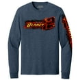 thumbnail image 2 of Men's Team Penske  Heather Navy Ryan Blaney Menards Cardell #12 Car Long Sleeve T-Shirt, 2 of 3