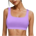 thumbnail image 5 of Taqqpue Sports Bras for Women Square Neck Workout Bras Comfortable Bralette Supportive T Shirt Bra No Underwire Seamless Push Up Everyday Bras Solid Breathable Plus Size Bra, 5 of 9