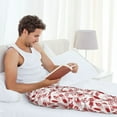 thumbnail image 5 of Naloa Red Football Pajama Pants Men, PJ Bottoms, Sleep & Lounge Pants-Medium, 5 of 6