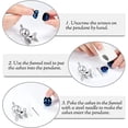 thumbnail image 4 of Hollow Dream Catcher Pet Cremation Jewelry Dreamcatcher Cremation Jewelry for Ashes Stainless Steel Paw Print Urn Locket Pendant Memorial Urn Necklace for Women for Loved Ones Keepsake Gift, 4 of 7