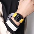 thumbnail image 6 of Men's Digital Sports Watch - Waterproof Outdoor Chronograph with Silicone Strap for Students and Casual Wear, 6 of 13