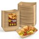 thumbnail image 1 of Bandejas de comida Ocmoiy, papel kraft de 2 libras, 100 unidades, desechables, 1 of 7