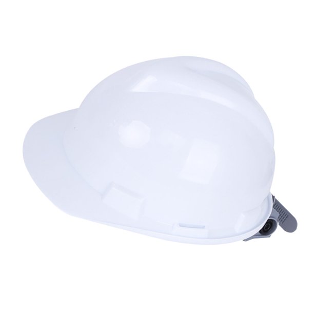 Moyic Safety Plastic Hard Hat Cap Protección de cabeza portátil ajustable para trabajador Cadenas y protecciones para puertas de seguridad Blanco