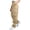 Khaki, variant on kcavykas Women Pants Casual Cargo Pants Relaxed Straight Leg Full Length High Waisted Elastic Waistband with Multi Pockets Solid Color Cargo Pants Women for Weekend Wear (Khaki Xl)