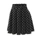 thumbnail image 4 of Minifalda clásica con cintura elástica para mujer: falda elegante y casual de corte A, 95 % poliéster, tallas reales, para todas las estaciones - S-XXL, 4 of 6