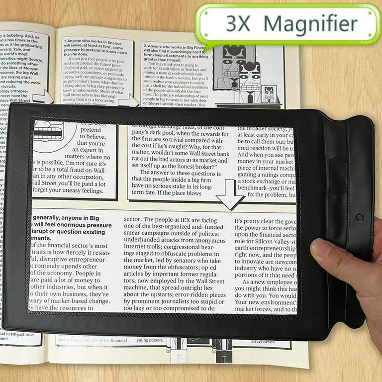 A4 Sized Page PVC Fresnel Lens Magnifying Sheet, industrial magnifying  glass supplier