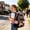 C, variant on Bowknot Decoration Large Capacity Travel Bag Lightweight Water Resistant Design with Padded Straps - Black-Pink