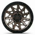 thumbnail image 2 of Lock Off-Road LUNATIC 18X9 5X127 -12mm Matte Bronze Wheel Rim 18" Inch, 2 of 3