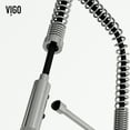 thumbnail image 3 of VIGO Sterling Single Handle Pull-Down Sprayer Kitchen Faucet in Stainless Steel, 3 of 14
