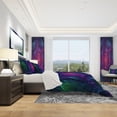 thumbnail image 3 of Designart 'Purple Turbine in The Night' Modern & Contemporary Duvet Cover Set, 3 of 4