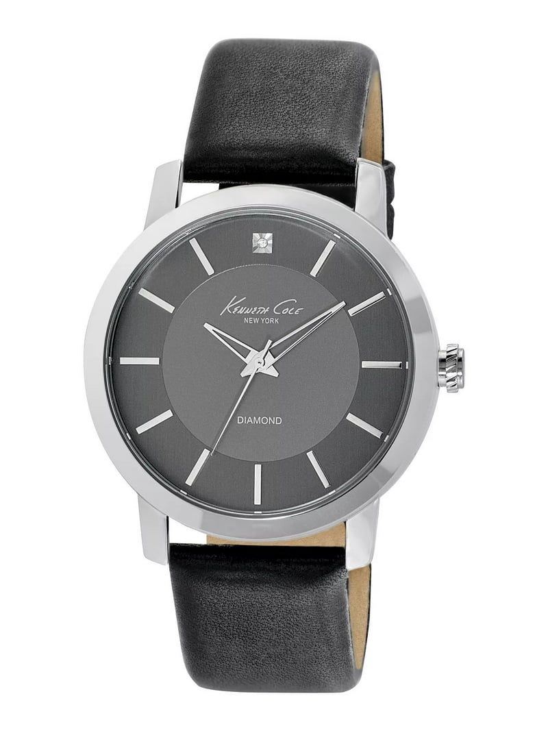 Kenneth Cole Men's New York Rock Out Diamond Analog Stainless