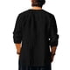 thumbnail image 3 of Blusas y camisas de manga larga con cuello redondo para hombre, informales, de color liso, con hombros descubiertos, rectas, con lazo en el pecho, bordadas, de licra., 3 of 8