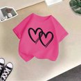 thumbnail image 4 of Hiijoy Little Girls Graphic Tee Short Sleeve Round Neck T-Shirt Summer Casual T Shirt, 4 of 4