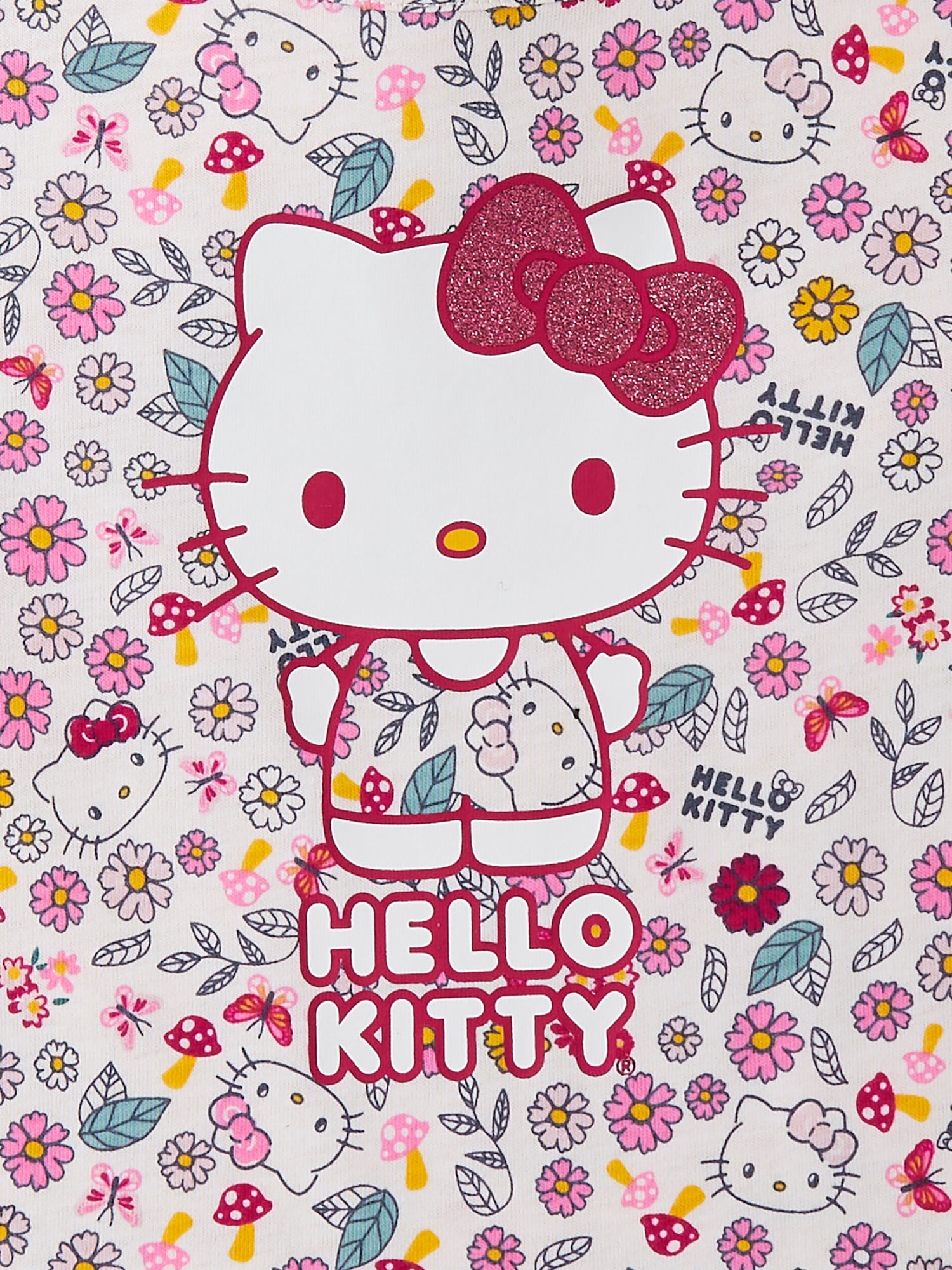 365 Kids from Garanimals Girls Hello Kitty Jacket and T-Shirt Set, 2-Piece, Sizes 4-10