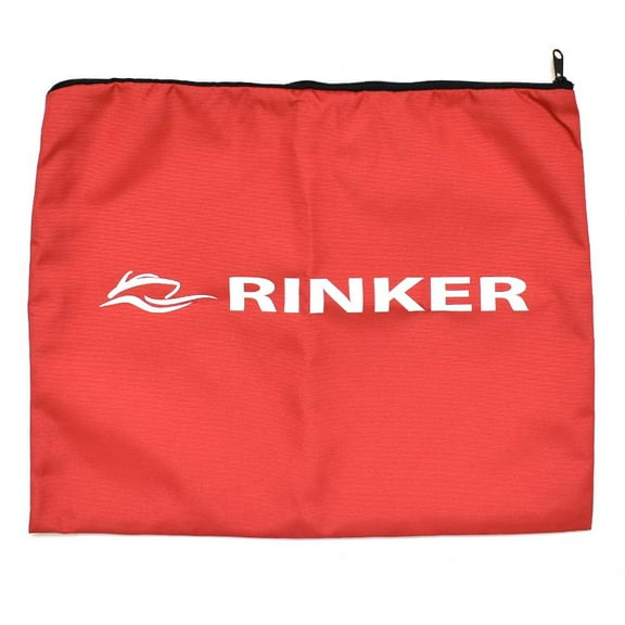 Rinker Boat Owners Manual Pouch | Zippered 17 1/2 x 14 Inch Red