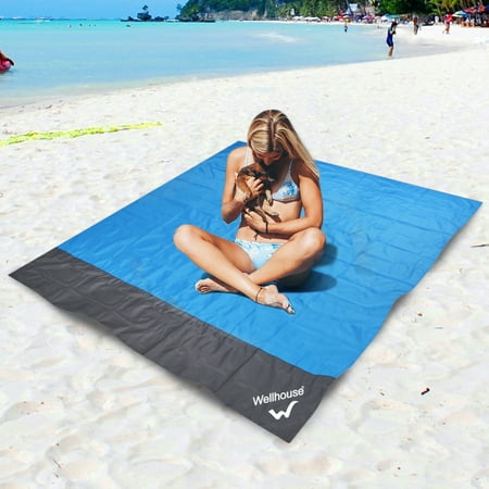 Waterproof Beach Blanket Outdoor Portable Picnic Mat Camping Ground Mat (Best Outdoor Waterproof Blanket)