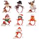 thumbnail image 3 of NTSC U Diadema de Papá Noel, aro de pelo de muñeco de nieve, diadema de hombre de jengibre, suministros para fiesta, 3 of 5