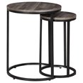 thumbnail image 4 of Signature Design by Ashley - Tables d'Appoint Briarsboro - Set de Deux - Casual - Noir/gris, 4 of 5