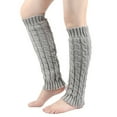 thumbnail image 6 of Bibifish Womens Socks Elegant Knitted Leg Warmers Comfy With Reinforced Toe And Wide Lacy Band Soft Winter Warm Knit Length Socks, 6 of 7