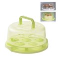 thumbnail image 1 of Cake Holder Portable Plastic Cake Keeper  Cake Container Cake Storage Fit 7 in Cake Serve Dessert Serving Platter with Handle Cupcake Holder Pies Round Cake Carrier Holder, 1 of 8