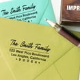 thumbnail image 3 of Printtoo Custom Family Address Personalized Invitation Wood Mounted Rubber Stamp, 3 of 4