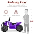 thumbnail image 2 of Best Choice Products 6V Kids Ride-On 4-Wheeler Quad ATV Car w/ 1.8mph Max Speed, Treaded Tires - Purple, 2 of 7