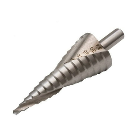 

BAMILL HSS Spiral Groove Step Drill Bit for Stainless Steel Cutting 4-12/20/30mm