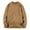 Khaki, variant on Goodtrade8 Thermal Mens Sweater Fleece Crew Neck Long Sleeve Solid Color Big and Tall Casual Pullover Sweaters for Men Sizes M-3XL