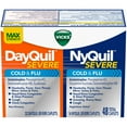 thumbnail image 4 of Vicks Dayquil & Nyquil Severe+ Vapocool Cold & Flu 48 Caplets Each, 4 of 11