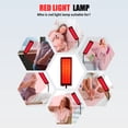 thumbnail image 3 of Red Light & Near Infrared LED Floor Lamp with Adjustable Stand, 660nm 850nm Home Light Panel with Remote Controller for Facial & Body Skincare., 3 of 10