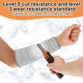 thumbnail image 3 of 2 Pair Protective Arm Sleeves for Thin Skin Anti-Cut Burn Resistant Cover Forearm Sleeve for Cooking Construction, 3 of 5