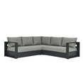 thumbnail image 4 of Modway Tahoe Sectionnel de Mobilier de Patio Extérieur 3 Pcs, Gris, 4 of 9