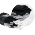 thumbnail image 2 of 6 Pairs Men's Sport Athletic Thick Cotton Ankle Low Cut Black/White/Gray Socks Size 9-11,10-13, 2 of 5