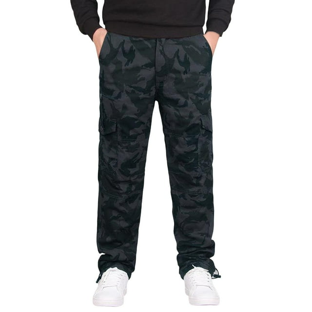 SHIXIAOO Pantalons de Sport Décontractés pour Hommes Printemps Automne à Fleurs de Cajou, Pantalons Amples de Rue