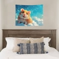 thumbnail image 5 of Bingfone Cloud Cute Hamster Tapestry Wall Hanging Decor for Living Room Bedroom Dorm Classroom Office Decor 29x37 Inch, 5 of 8