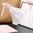 thumbnail image 2 of Women Lace Thong Low Waist Lace Panties Underwear Line Panties for Women Bikini Ruffled Panties Women Undies for Women Workout Panties Underwear Pack Briefs Women Small Womens Underwear High, 2 of 4