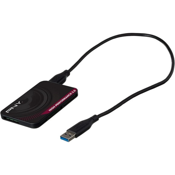 PNY Lecteur de Cartes USB 3.0 Haute Performance (P-CRHSB3-BX)