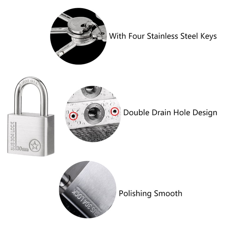Heavy Duty Padlock With 5 Keys – 50mm Lock For Sheds, Containers, Warehouses, Garages & Gates