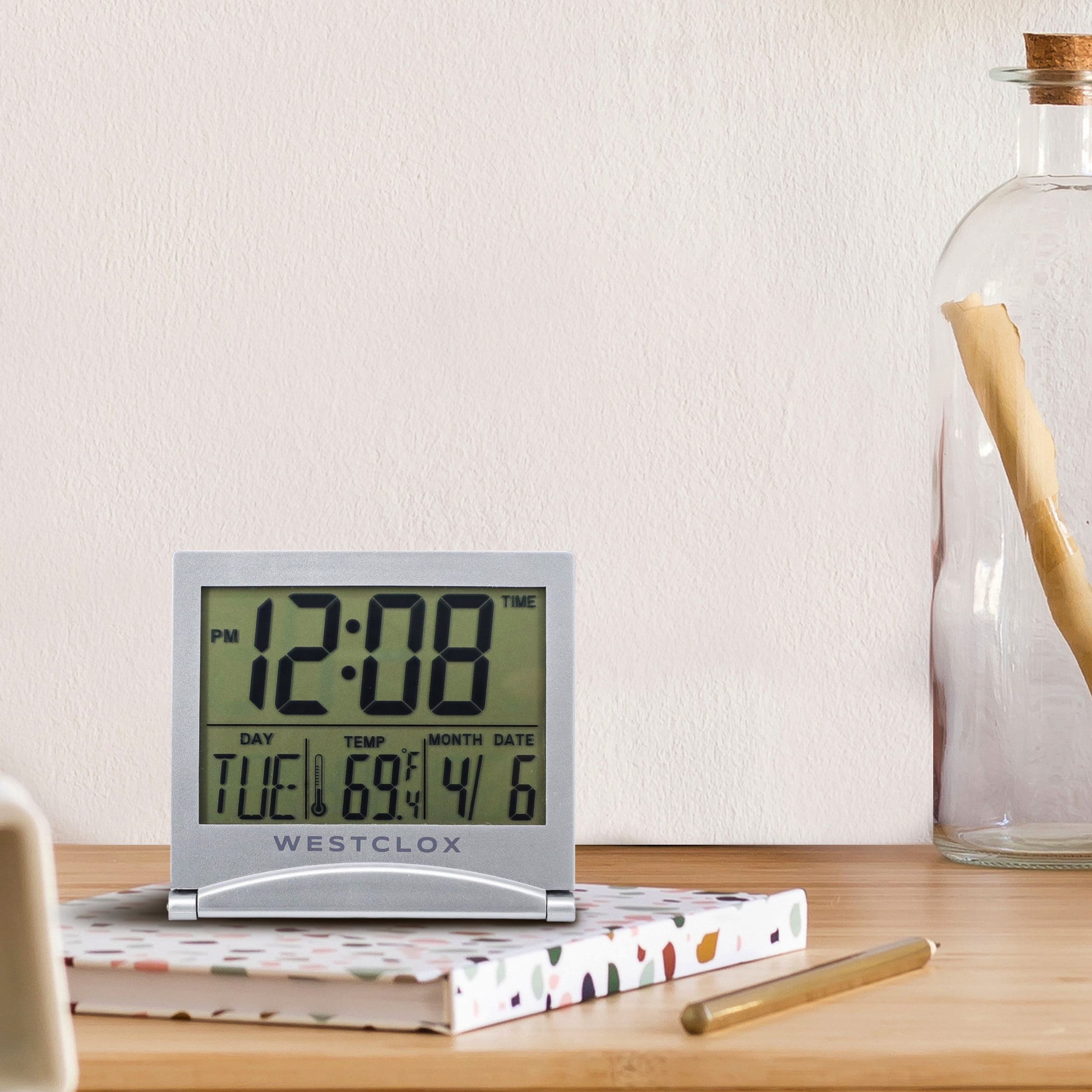 LARGE TRAVEL DIGITAL ALARM CLOCK