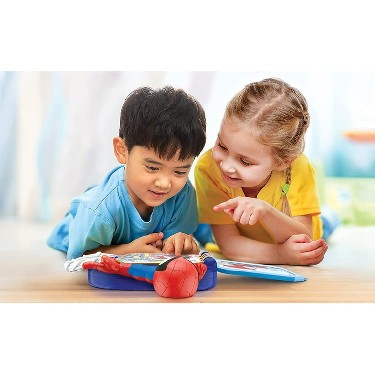 eKids Spidey and His Amazing Friends Book Toddler Toys with Built