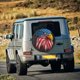 thumbnail image 5 of Balery Eagle Head With American Flag Cubiertas para Neumáticos - Protector Resistente para Neumáticos de Camioneta, SUV, Remolque, Camper y RV-17 inch, 5 of 6